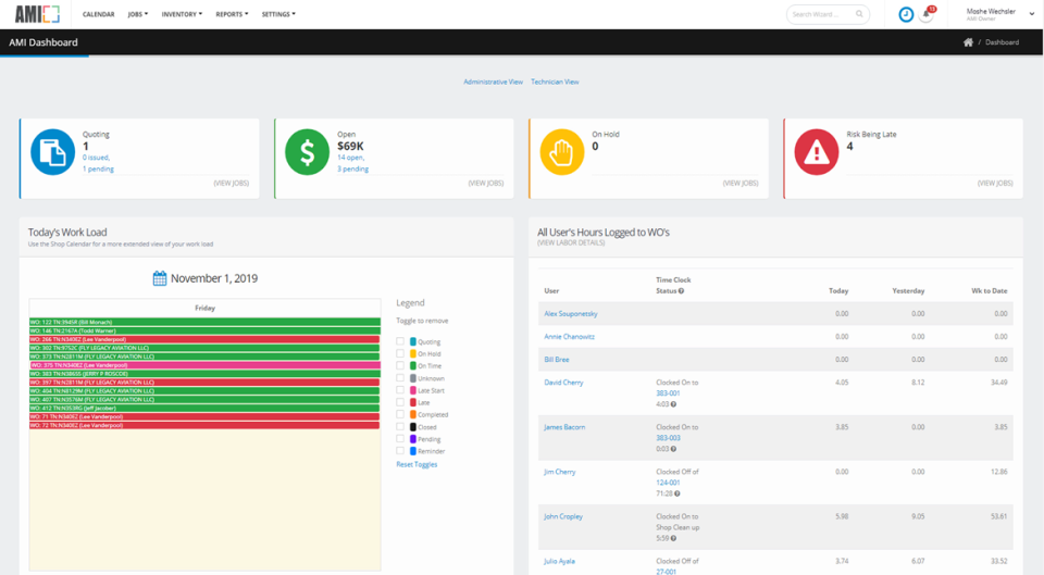 screenshot of AMI MX